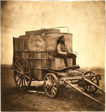 Roger Fenton's Photographic Van and Darkroom