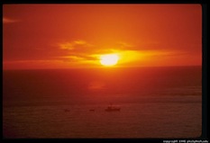 Sunset on Earth