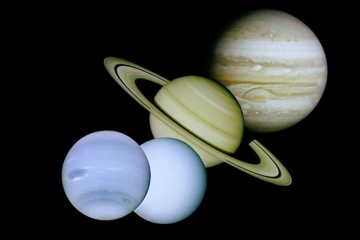 Some of The Outer Planets