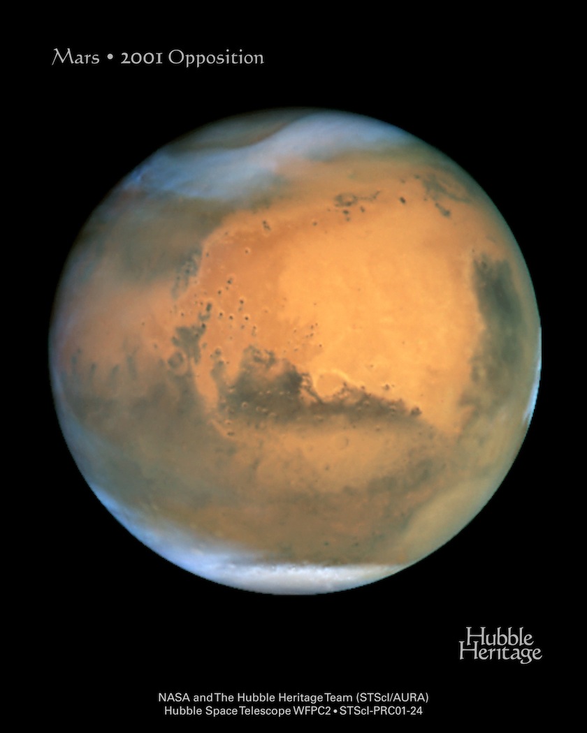 Mars From Hubble