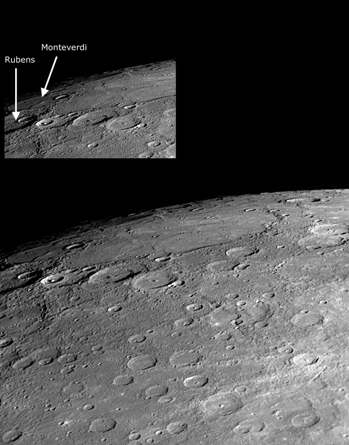 Near the North Pole of Mercury